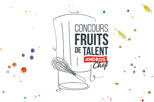 agence de communication food accompagne le concours fruits de talent andros