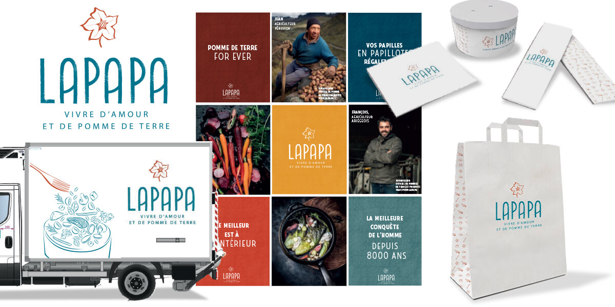 plateforme de marqie du Food concept Lapapa