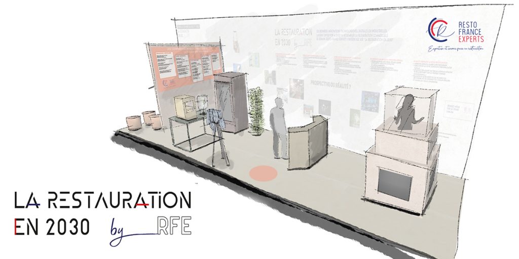plan du stand RFE pour une mission de direction artistique