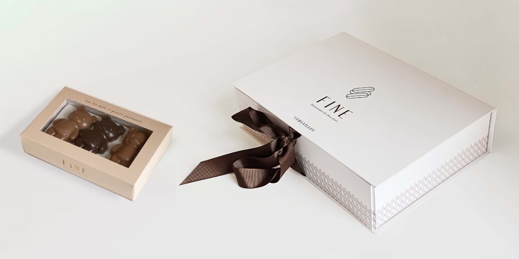 coffret cadeau réalisé par fooddesign lors d'une mission de bakery packaging design