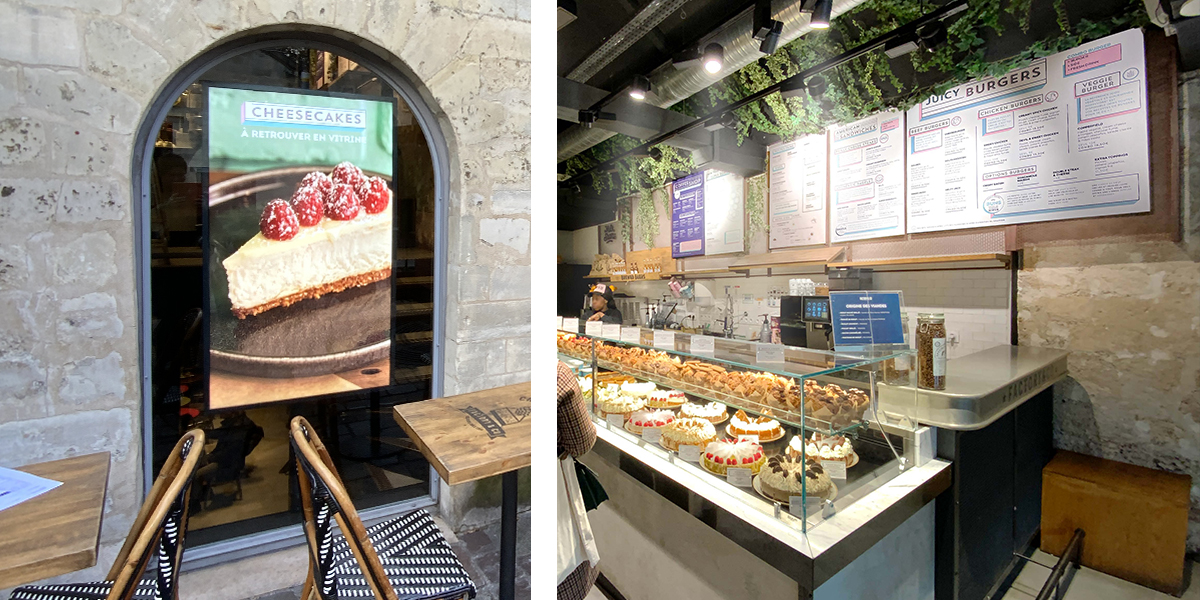 nouveau graphisme et branding menuboard des food concept Factory and Co par FoodDesign