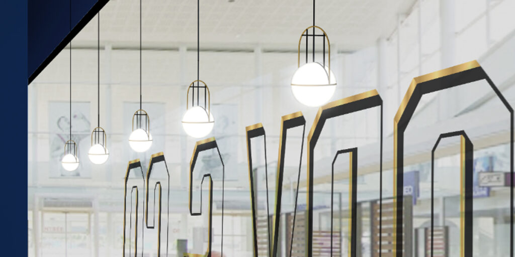 lampe design suspendue dans le cadre d'une mission de design produit pour fooddesign