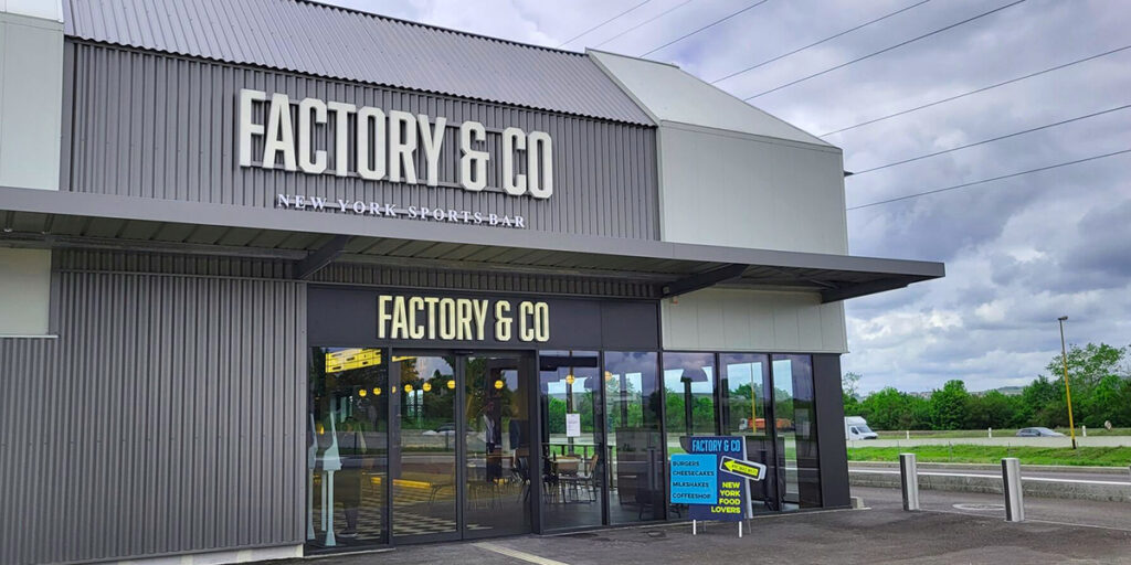 concept food restaurant, nouvel établissement Factory & Co à Flins