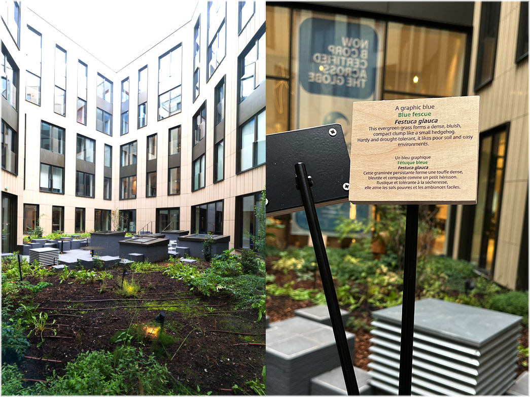 panneau signalétique Danone